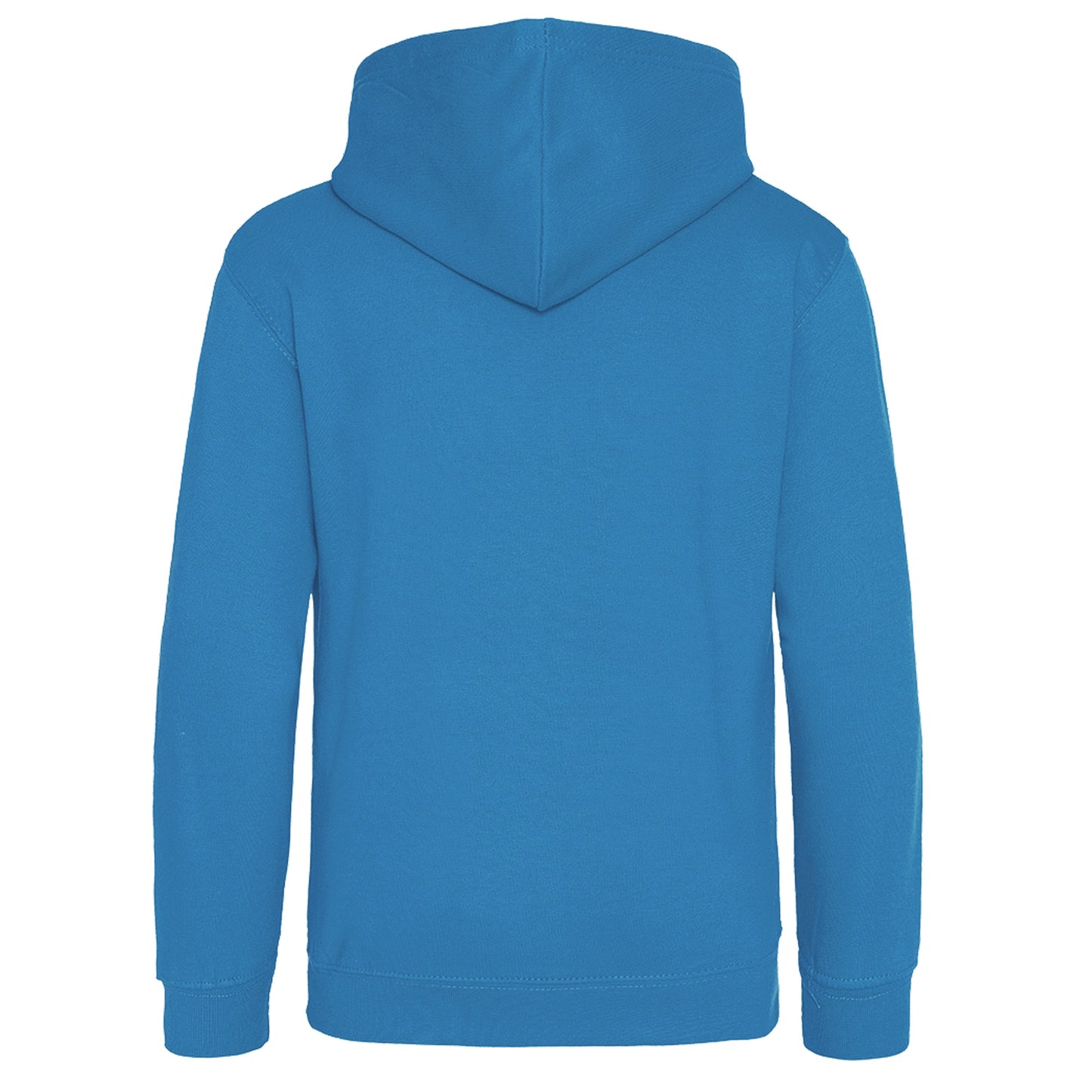 Sapphire Blue - Back - Awdis Kids Unisex Hooded Sweatshirt - Hoodie - Zoodie