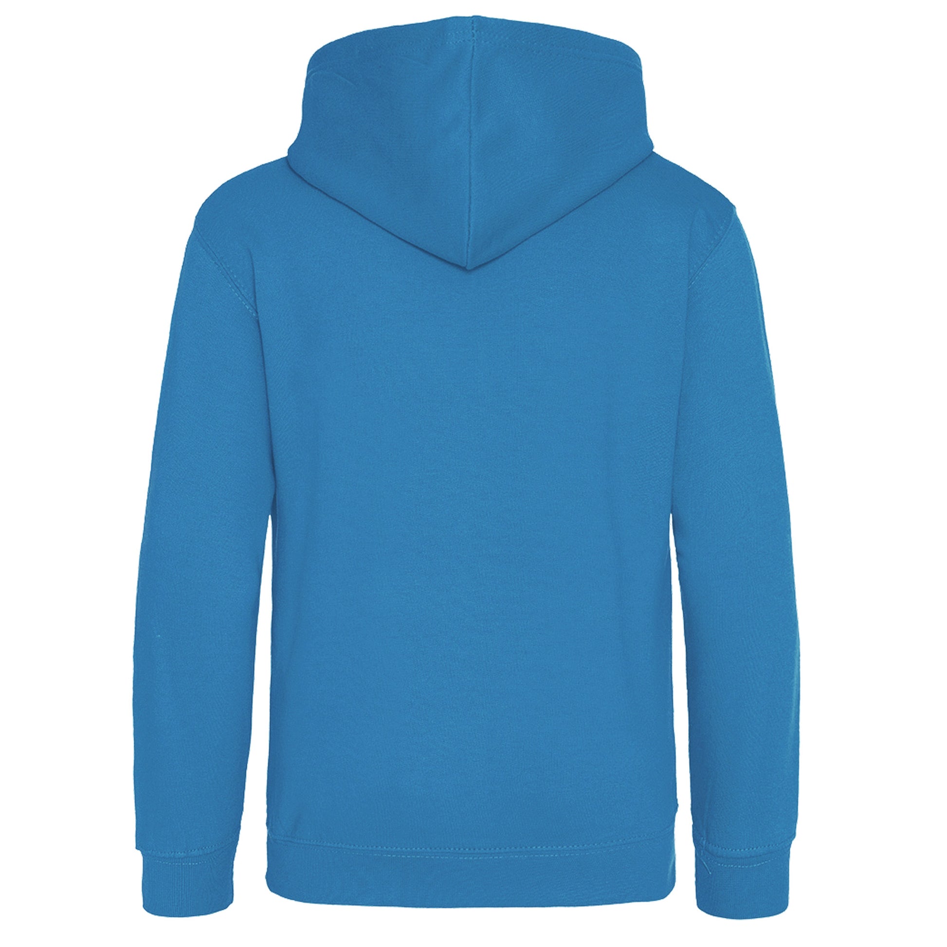 Sapphire Blue - Back - Awdis Kids Unisex Hooded Sweatshirt - Hoodie - Zoodie