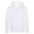 Arctic White - Back - Awdis Kids Unisex Hooded Sweatshirt - Hoodie - Zoodie