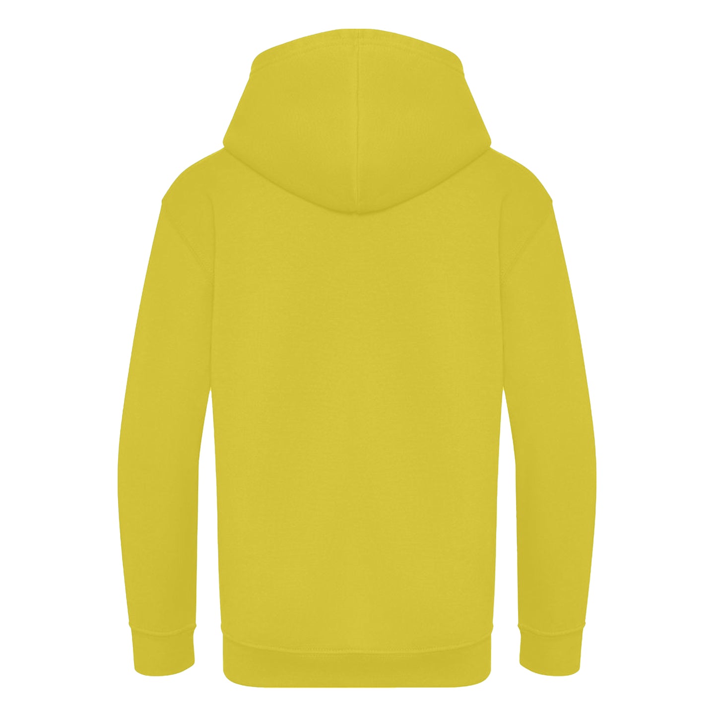 Sun Yellow - Back - Awdis Kids Unisex Hooded Sweatshirt - Hoodie - Zoodie