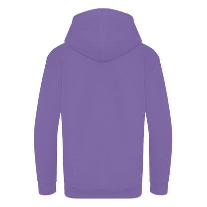 Digital Lavender - Back - Awdis Kids Unisex Hooded Sweatshirt - Hoodie - Zoodie