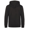 Deep Black - Back - Awdis Kids Unisex Hooded Sweatshirt - Hoodie - Zoodie