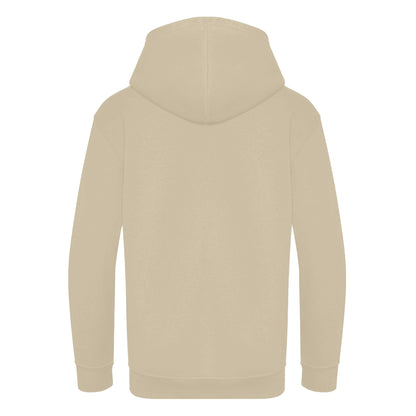 Desert Sand - Back - Awdis Kids Unisex Hooded Sweatshirt - Hoodie - Zoodie
