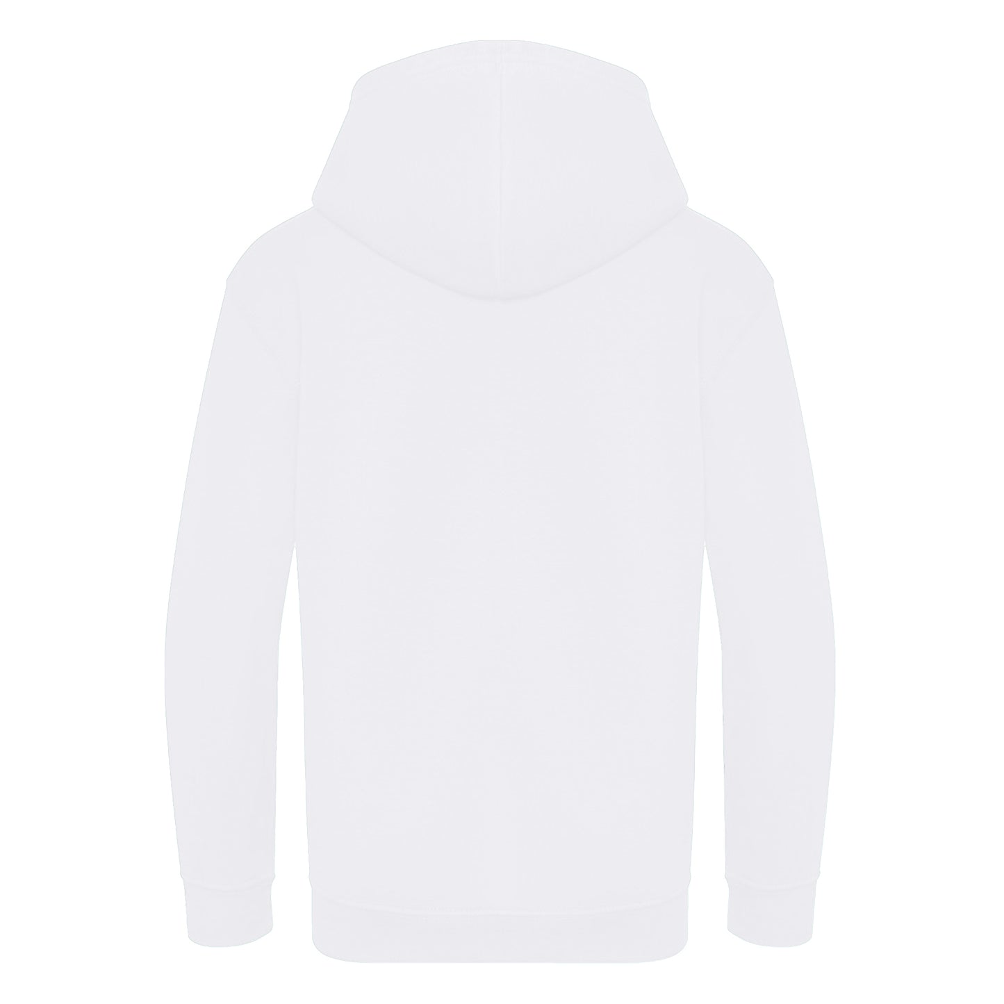 Arctic White - Back - Awdis Kids Unisex Hooded Sweatshirt - Hoodie - Zoodie