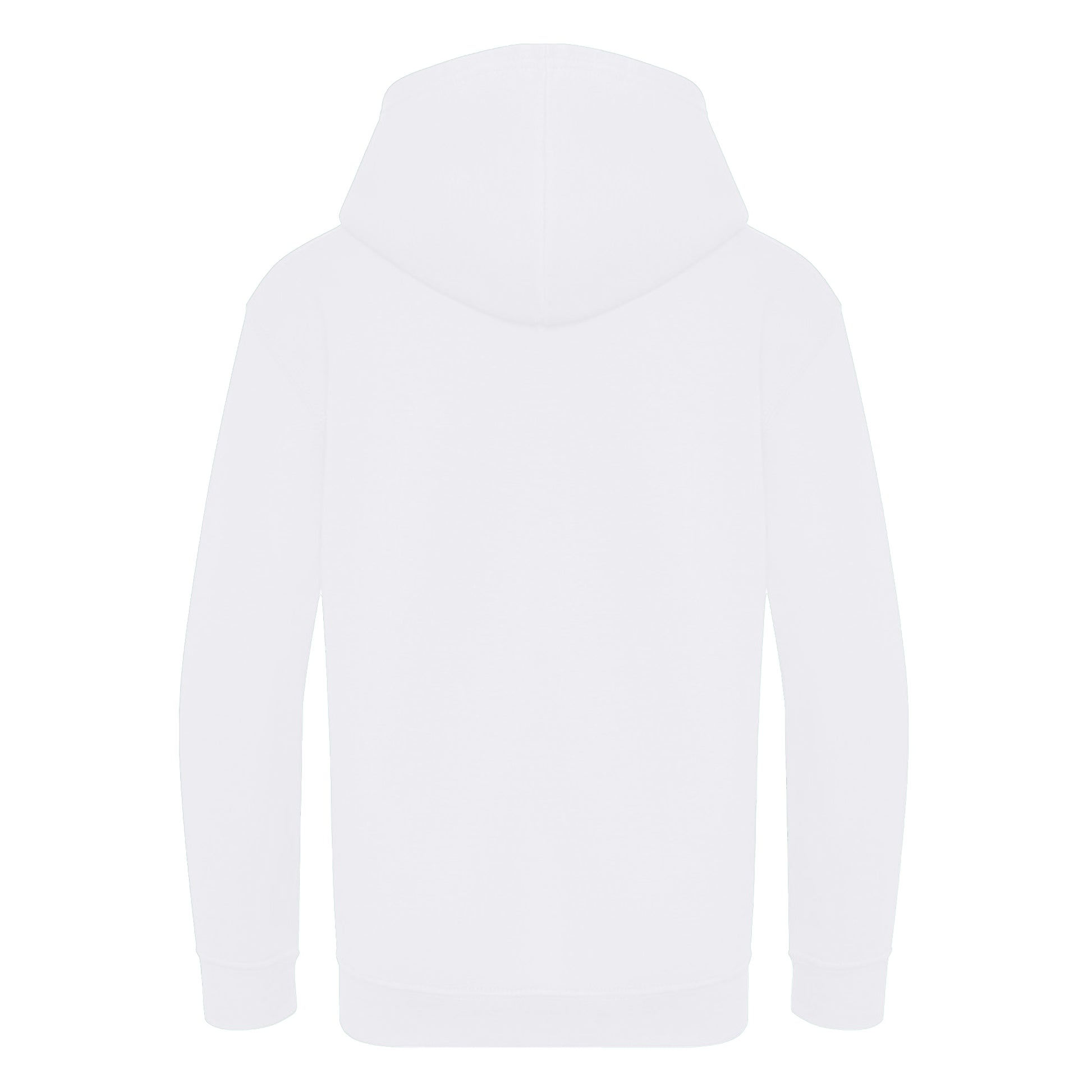 Arctic White - Back - Awdis Kids Unisex Hooded Sweatshirt - Hoodie - Zoodie