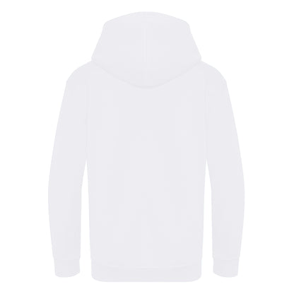 Arctic White - Back - Awdis Kids Unisex Hooded Sweatshirt - Hoodie - Zoodie