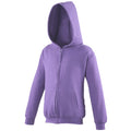 Digital Lavender - Front - Awdis Kids Unisex Hooded Sweatshirt - Hoodie - Zoodie