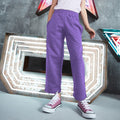 Purple - Back - Awdis Childrens Unisex Jogpants - Jogging Bottoms - Schoolwear