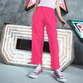 Hot Pink - Back - Awdis Childrens Unisex Jogpants - Jogging Bottoms - Schoolwear