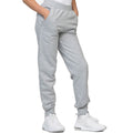 Heather Grey - Back - Awdis Childrens Cuffed Jogpants - Jogging Bottoms - Schoolwear