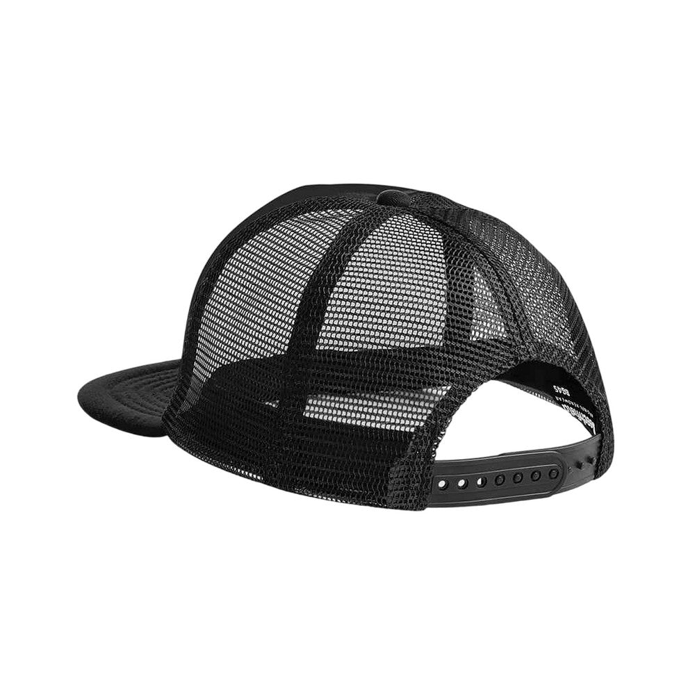 Black-Black - Back - Beechfield Junior Vintage Snapback Mesh Trucker Cap - Headwear