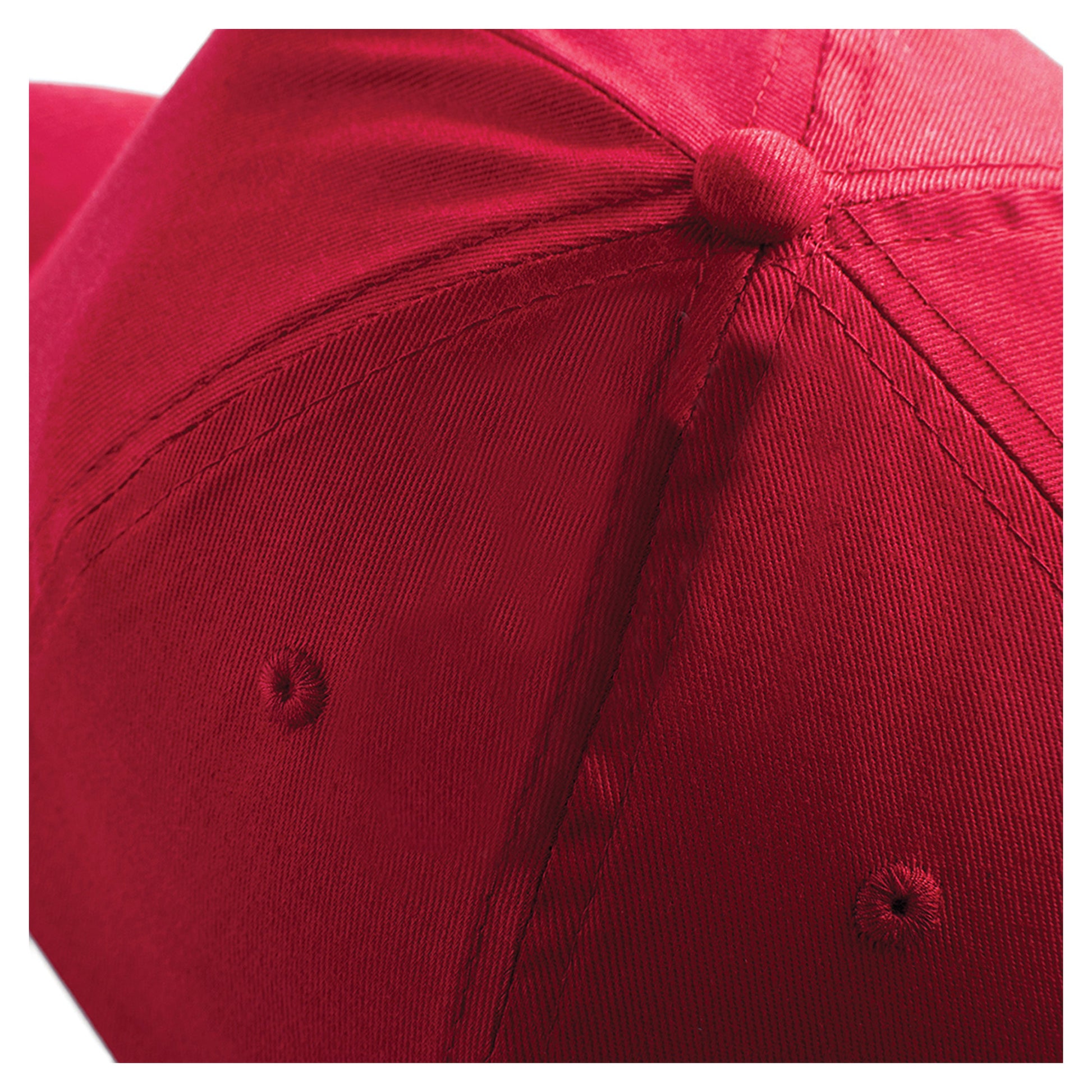Classic Red - Lifestyle - Beechfield Unisex Plain Original 5 Panel Baseball Cap