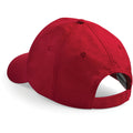 Classic Red - Pack Shot - Beechfield Unisex Plain Original 5 Panel Baseball Cap