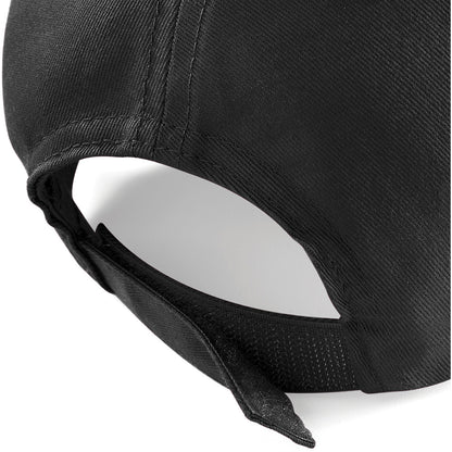 Black - Side - Beechfield Unisex Plain Original 5 Panel Baseball Cap