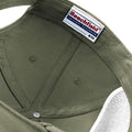 Olive - Back - Beechfield Unisex Plain Original 5 Panel Baseball Cap