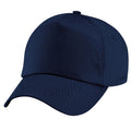 French Navy - Back - Beechfield Unisex Plain Original 5 Panel Baseball Cap