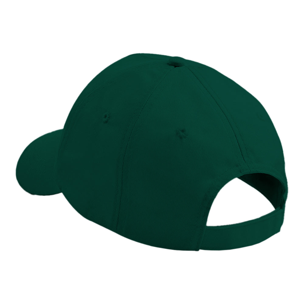 Bottle Green - Side - Beechfield Unisex Plain Original 5 Panel Baseball Cap