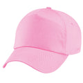 Classic Pink - Back - Beechfield Unisex Plain Original 5 Panel Baseball Cap