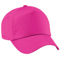 Fuchsia - Front - Beechfield Unisex Plain Original 5 Panel Baseball Cap