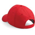 Bright Red - Pack Shot - Beechfield Unisex Plain Original 5 Panel Baseball Cap