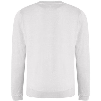Artic White - Back - AWDis Just Hoods AWDis Unisex Crew Neck Plain Sweatshirt (280 GSM)