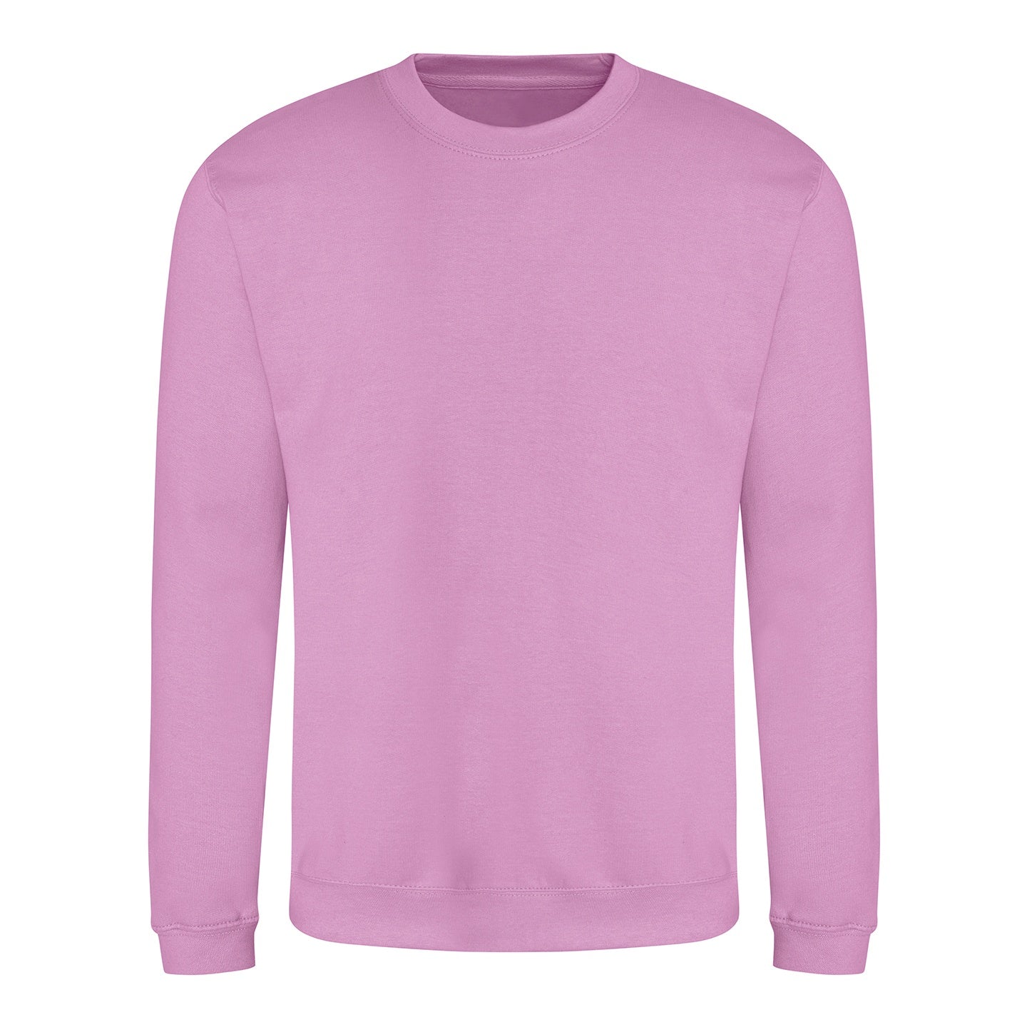 Lavender - Front - AWDis Just Hoods AWDis Unisex Crew Neck Plain Sweatshirt (280 GSM)