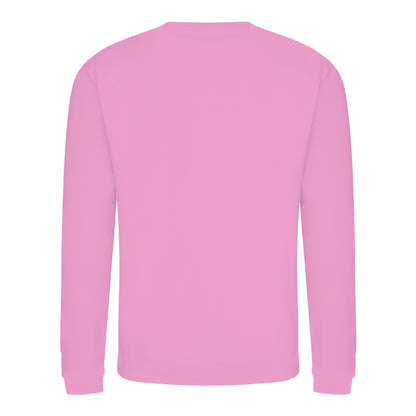Lavender - Back - AWDis Just Hoods AWDis Unisex Crew Neck Plain Sweatshirt (280 GSM)