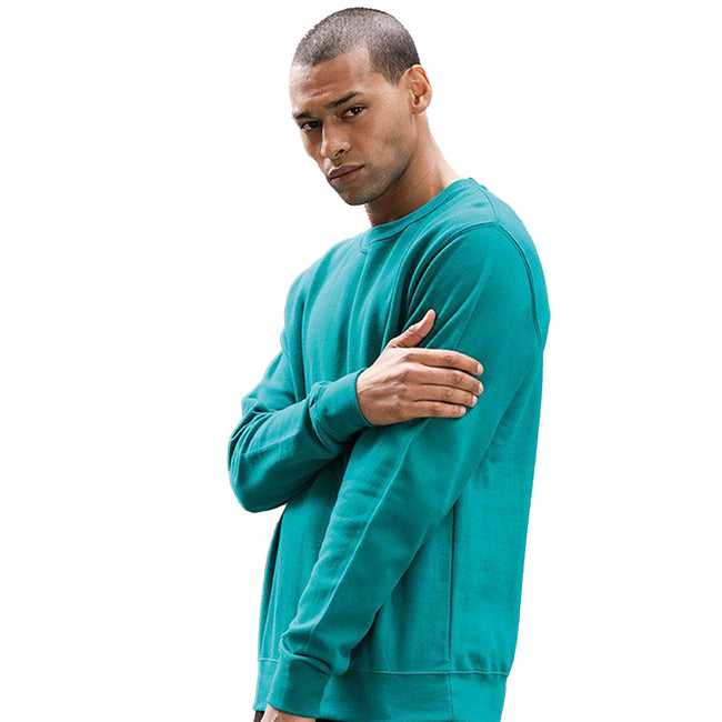 Jade - Back - AWDis Just Hoods AWDis Unisex Crew Neck Plain Sweatshirt (280 GSM)