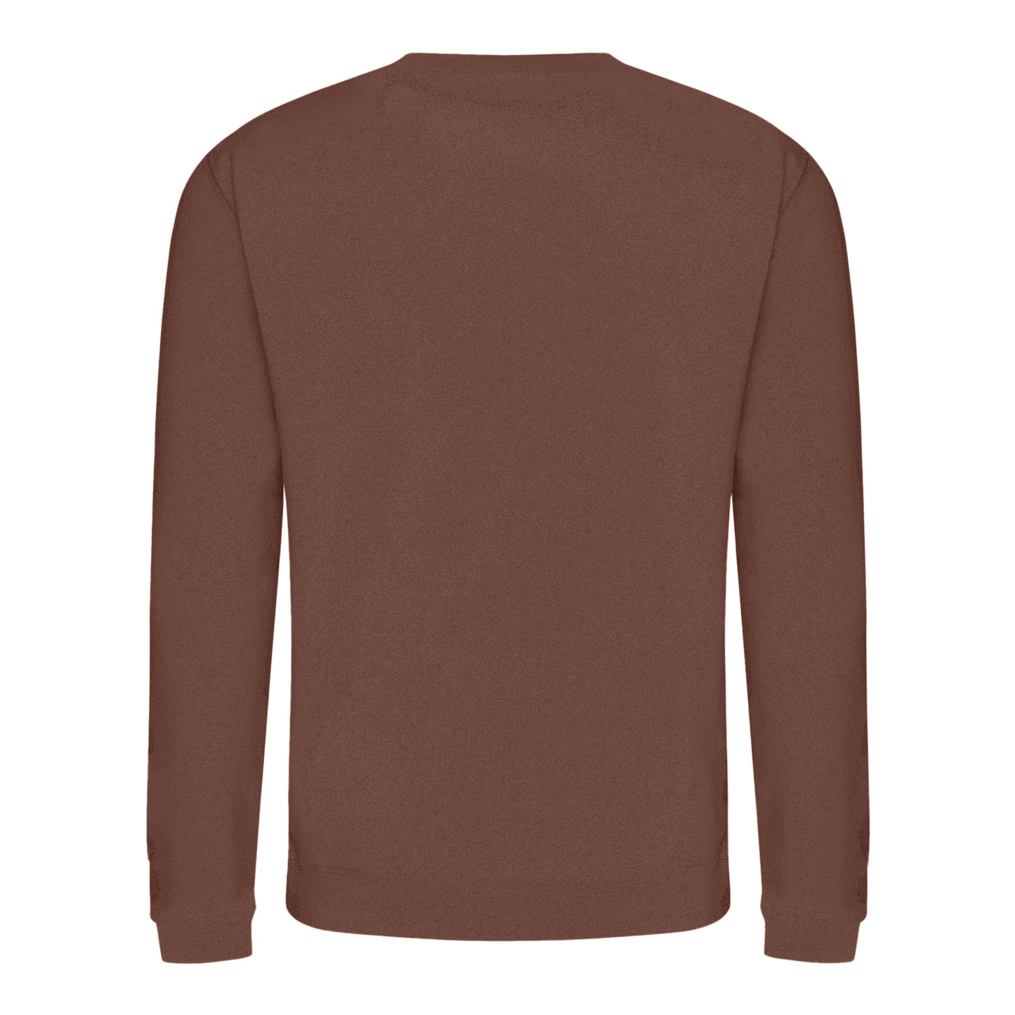 Chocolate Fudge Brownie - Back - AWDis Just Hoods AWDis Unisex Crew Neck Plain Sweatshirt (280 GSM)