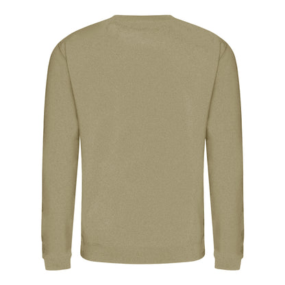 Natural Stone - Back - AWDis Just Hoods AWDis Unisex Crew Neck Plain Sweatshirt (280 GSM)