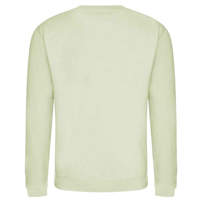 Pistachio Green - Back - AWDis Just Hoods AWDis Unisex Crew Neck Plain Sweatshirt (280 GSM)