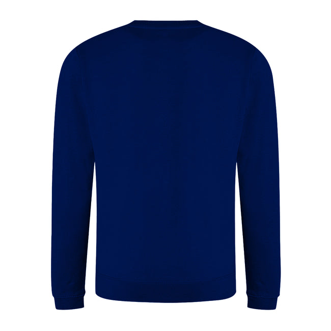New French Navy - Side - AWDis Just Hoods AWDis Unisex Crew Neck Plain Sweatshirt (280 GSM)