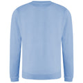 Sky Blue - Front - AWDis Just Hoods AWDis Unisex Crew Neck Plain Sweatshirt (280 GSM)