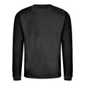 Jet Black - Front - AWDis Just Hoods AWDis Unisex Crew Neck Plain Sweatshirt (280 GSM)