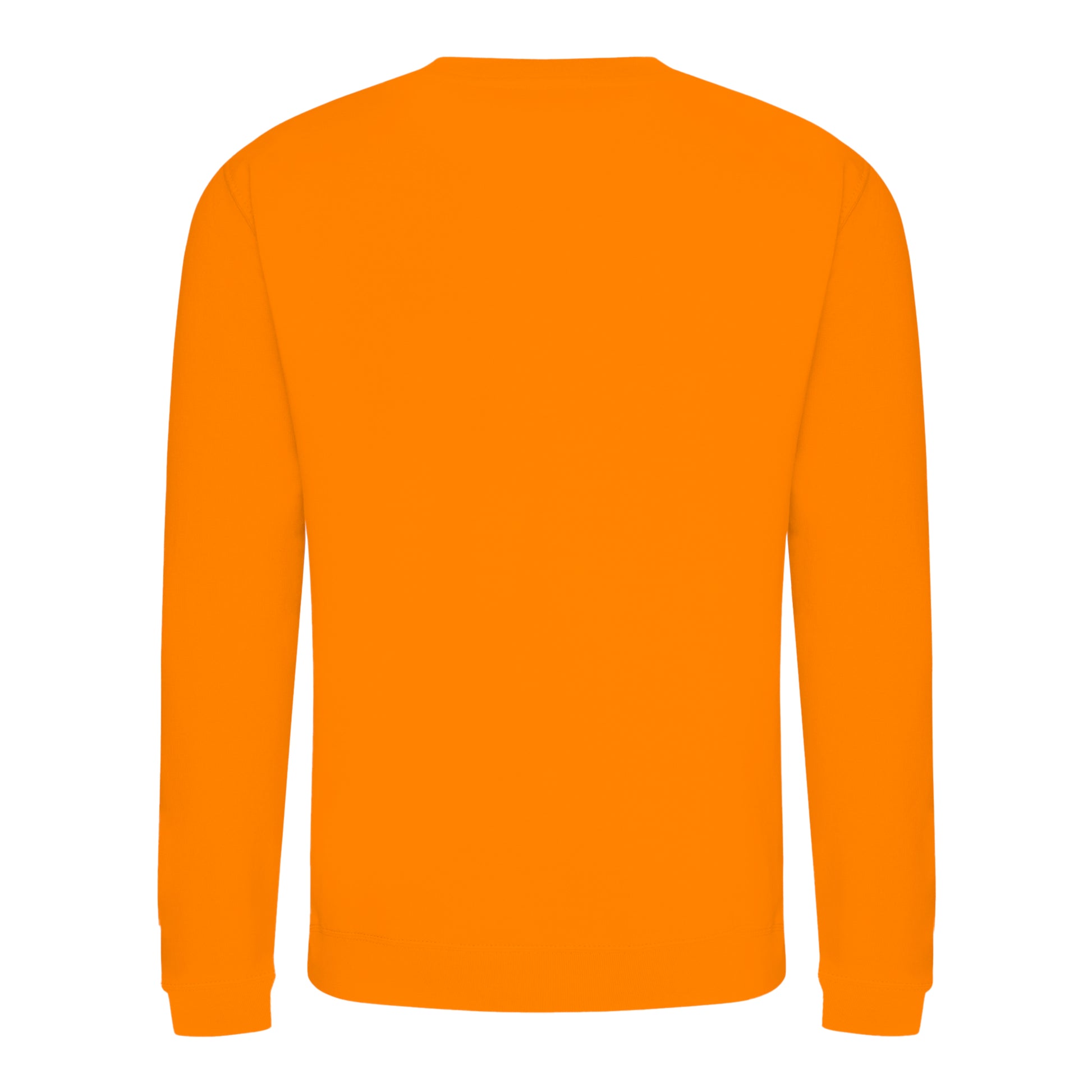 Pumpkin Pie - Back - AWDis Just Hoods AWDis Unisex Crew Neck Plain Sweatshirt (280 GSM)