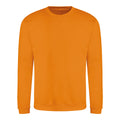 Pumpkin Pie - Back - AWDis Just Hoods AWDis Unisex Crew Neck Plain Sweatshirt (280 GSM)