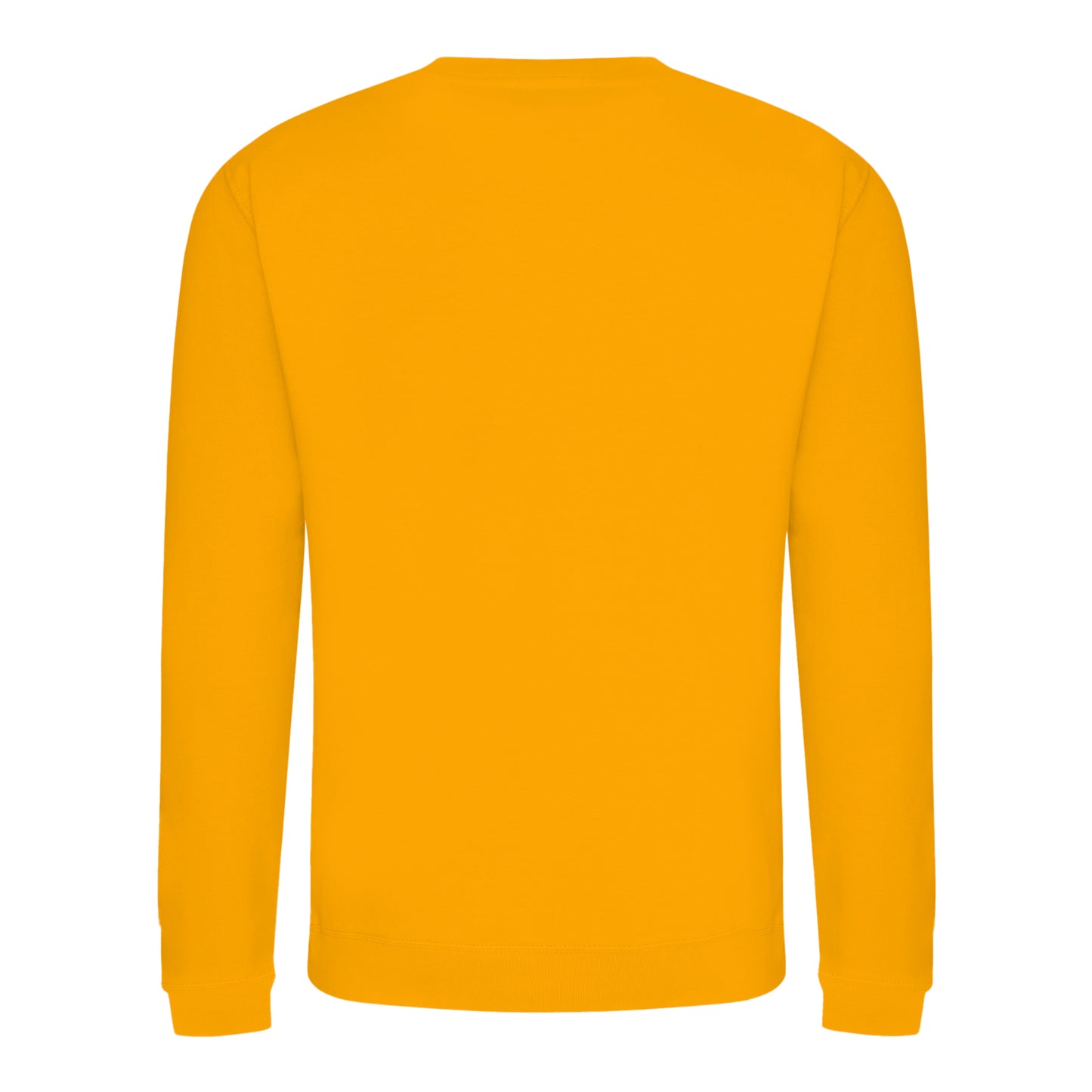Mustard Yellow - Back - AWDis Just Hoods AWDis Unisex Crew Neck Plain Sweatshirt (280 GSM)
