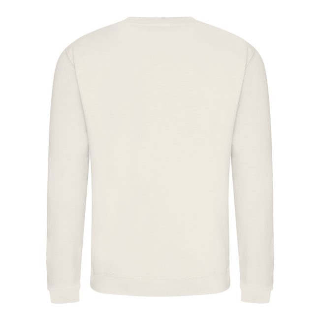 Vanilla - Back - AWDis Just Hoods AWDis Unisex Crew Neck Plain Sweatshirt (280 GSM)