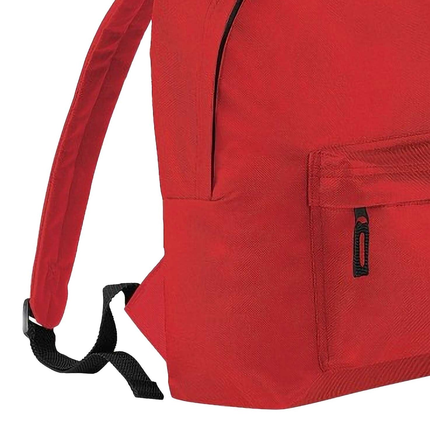 Bright Red - Back - Beechfield Childrens Junior Fashion Backpack Bags - Rucksack - School