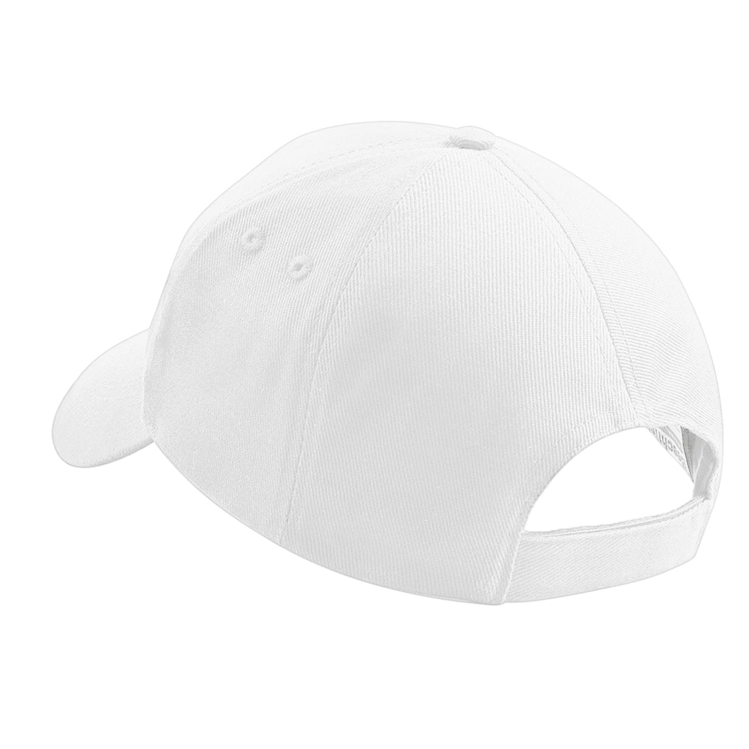 White - Back - Beechfield Unisex Ultimate 5 Panel Baseball Cap