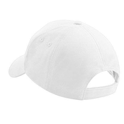 White - Back - Beechfield Unisex Ultimate 5 Panel Baseball Cap