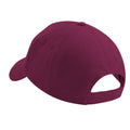 Burgundy - Back - Beechfield Unisex Ultimate 5 Panel Baseball Cap