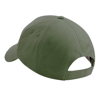Olive Green - Back - Beechfield Unisex Ultimate 5 Panel Baseball Cap
