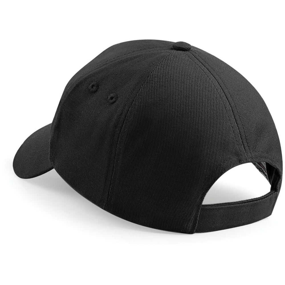 Black - Back - Beechfield Unisex Ultimate 5 Panel Baseball Cap