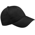 Black - Front - Beechfield Unisex Ultimate 5 Panel Baseball Cap