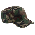 Jungle - Front - Beechfield Camouflage Army Cap - Headwear
