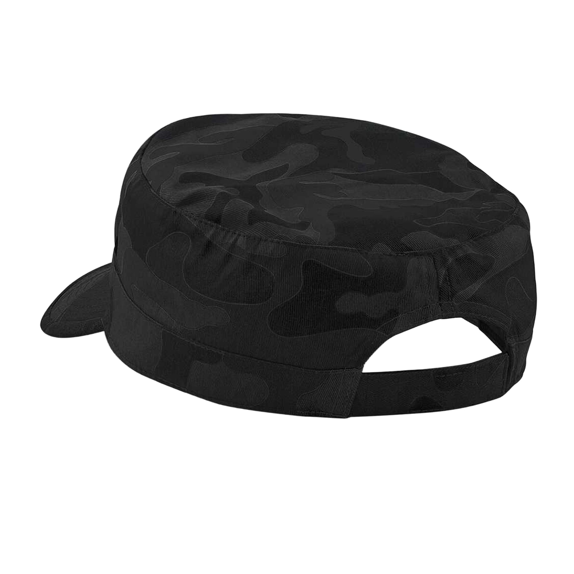 Midnight Camo - Back - Beechfield Camouflage Army Cap - Headwear