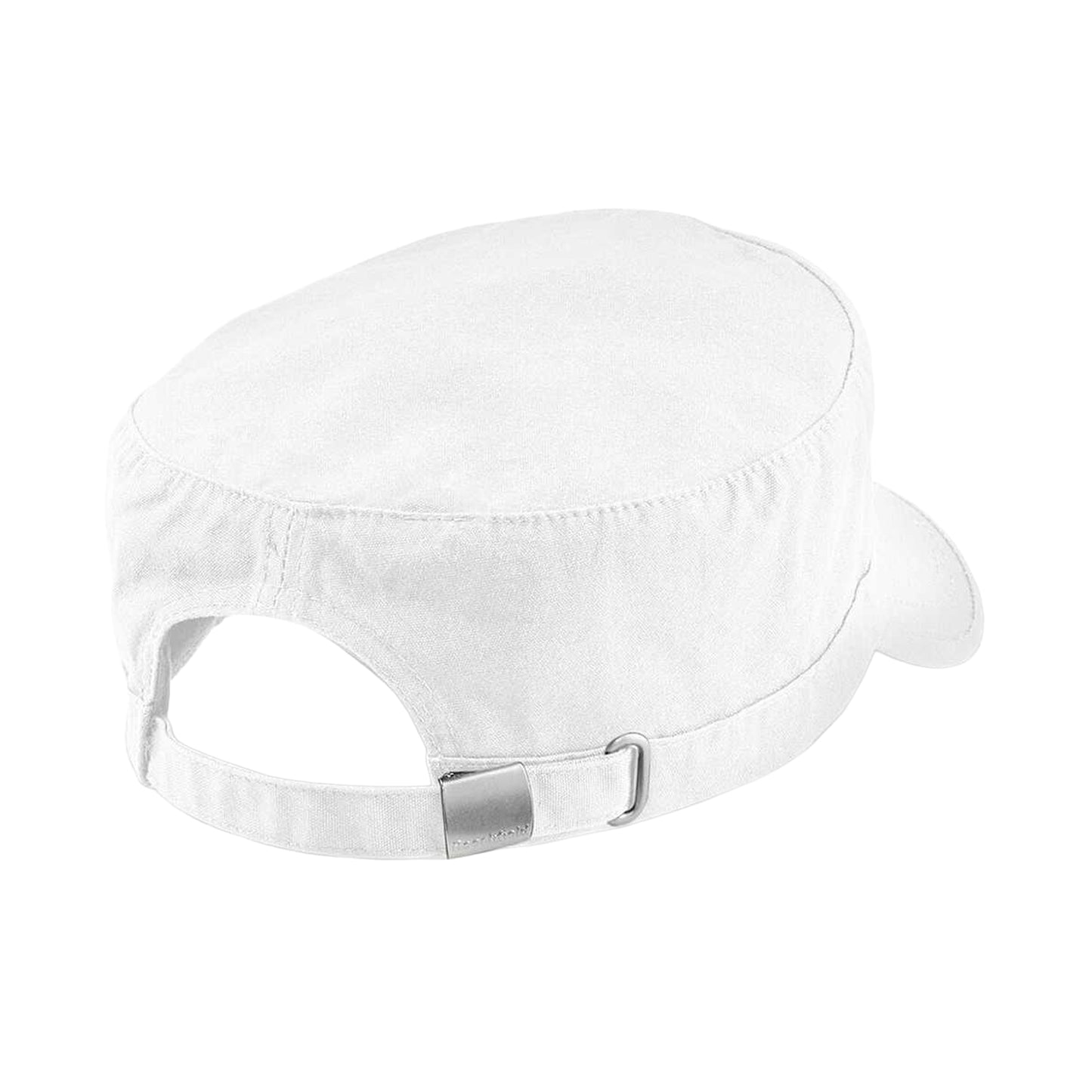 White - Back - Beechfield Army Cap - Headwear
