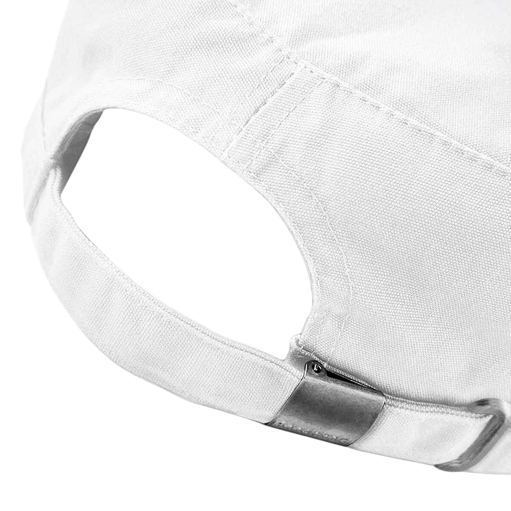 White - Side - Beechfield Army Cap - Headwear