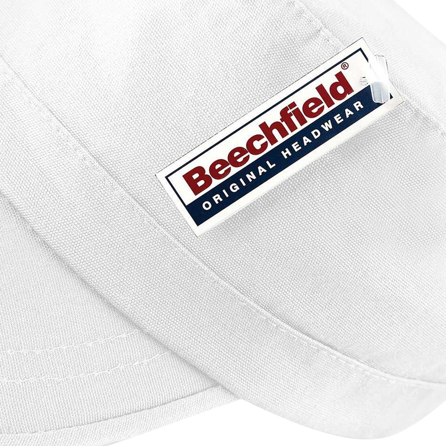 White - Pack Shot - Beechfield Army Cap - Headwear